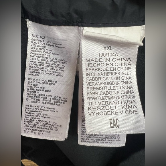 Marmot‎ Black Men's Vest- XXL, Zipper works, but stiff - Picture 4 of 6